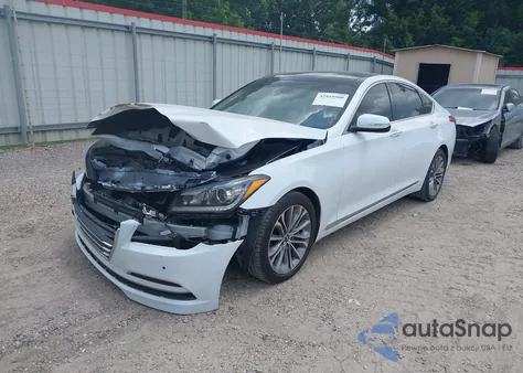2015 Hyundai Genesis 3.8 from USA, damaged, VIN KMHGN4JE1FU018196